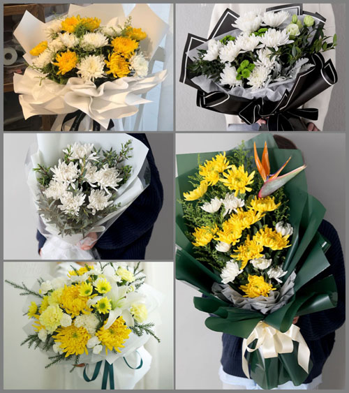 贵州贵阳清镇市犁倭镇岩脚村白事花束代送